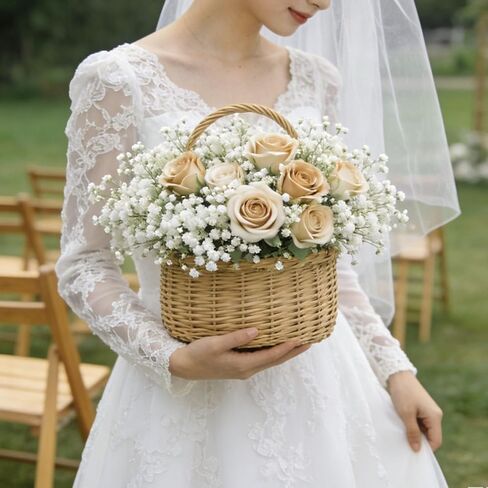 200 Pcs Artificial Baby's Breath Flowers Bulk, Real Touch White Gypsophila Fake Flowers with Bendable Stems for Wedding Bouquets, Centerpieces, DIY Crafts, Home Garden Decor in Saudi Arabia