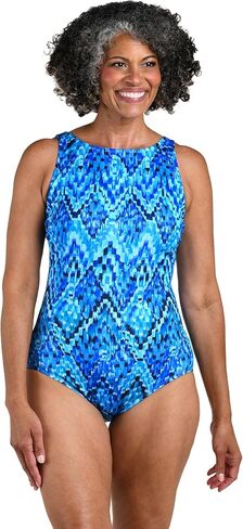 Maxine of Hollywood Women's Spa High Neck One Piece Swimsuit in Kuwait