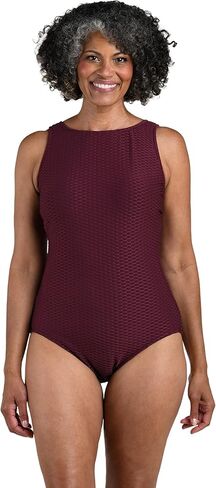 Maxine of Hollywood Women's Spa High Neck One Piece Swimsuit in Kuwait