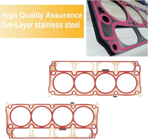 HGS3244 Cylinder Head Gasket Kit for Chevrolet Corvette 2014-2021 Silverado 1500 Camaro, Suburban, Tahoe, for GMC Sierra 1500, Yukon, Yukon XL, 6.2L V8 OHV Naturally Aspirated L86, 12700877 in Kuwait