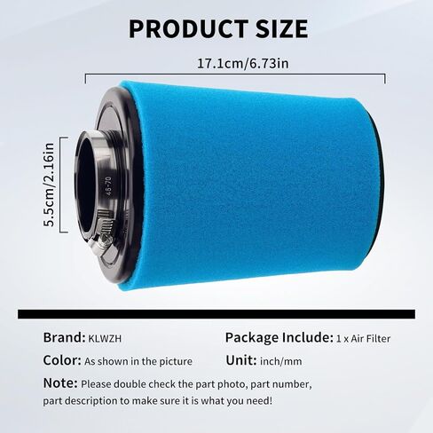 0800-112000 Air Filter for CFMOTO UForce ZForce 500 800 EPS, CF800 CF500cc 400cc 800cc,CForce 400 400AU 500 500S 600 800 UTV ATV, Replace 0800-112000-20010, 0800-112000-10000 Air Filter in Kuwait