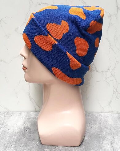 Funny Cow Print Hat Winter Soft Knit Beanie for Men Women Animal Lovers Gift in Saudi Arabia