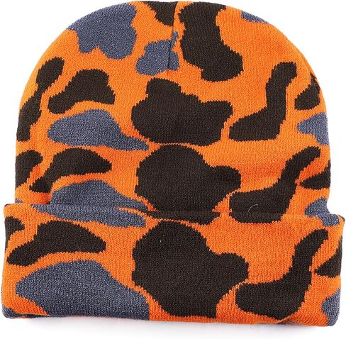 Funny Cow Print Hat Winter Soft Knit Beanie for Men Women Animal Lovers Gift in Saudi Arabia