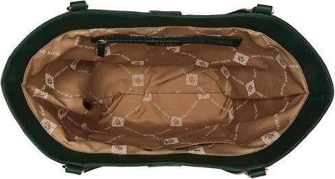 Anne Klein Womens Medium Tote with Convertible Strap, Evergreen in Kuwait