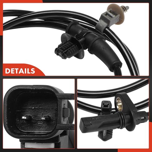 A-Premium Rear Left ABS Wheel Speed Sensor Compatible with Ford Models - F-250 F-350 Super Duty 2017-2023, F-450 F-550 F-600 Super Duty 2016-2022, Dual Rear Wheels in Saudi Arabia