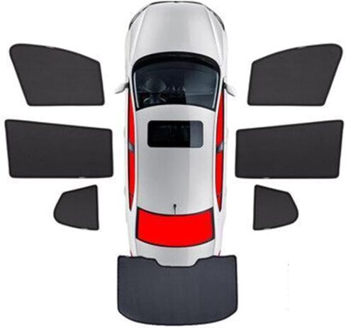 Car Side Window Sunshades for Hyundai Palisade 2021-2024, Front Rear Sun Shade Breathable Block UV Rays Privacy Screen Reduce Glare Protection Curtain,F/6 Side +Rear in Saudi Arabia