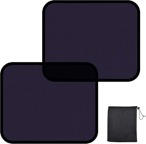 ZATOOTO Car Window Shades Car Window Shade for Baby Semi-Transparent Sun Blocker UV & Privacy Protection for Camping, Napping, and Relaxing Auto Covers 2 Pack,15.75 * 13.78 in in Kuwait