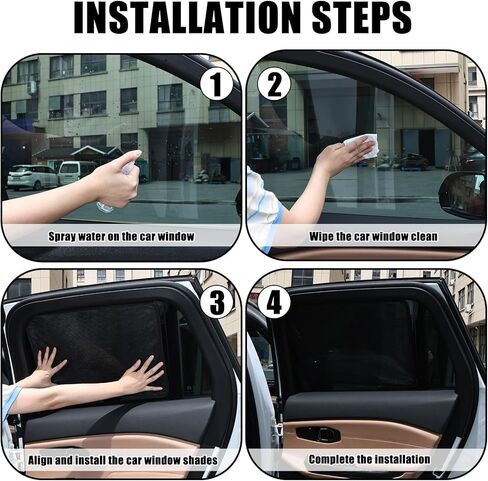 ZATOOTO Car Window Shades Car Window Shade for Baby Semi-Transparent Sun Blocker UV & Privacy Protection for Camping, Napping, and Relaxing Auto Covers 2 Pack,15.75 * 13.78 in in Kuwait