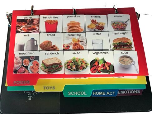 كتاب الاتصالات المرئية ، 162 بطاقات صورة ASD: المفردات اللغوية التوحد ، وعلاج التعبير عن الكلام ، ADHD و Apraxia التعلم in Kuwait