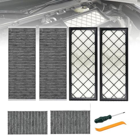 RYANSTAR RACING 6 PCS Cabin Air Filter HEPA Air Intake Filter with Activated Carbon Compatible with Tesla Model Y 2020-2025 Model Y Accessories in Saudi Arabia