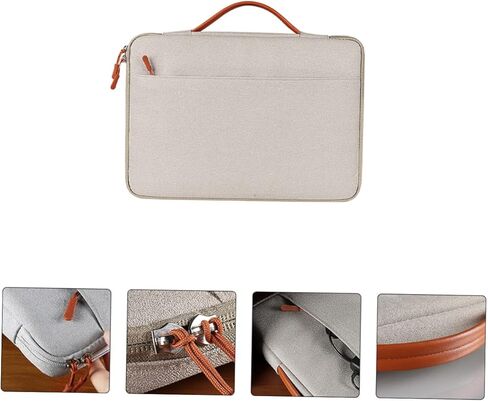 1Pc Laptop Sleeve Bag with Smooth Zipper Portable Handbag for Notebook Carrying Bag for Office Travel and Business Use in Saudi Arabia