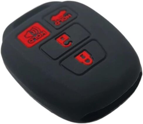Silicone Rubber Key Fob Cover Compatible with 2009-2019 Toyota Scion FR-S tC Avalon Camry Corolla iM Highlander RAV4 Sequoia Venza Yaris HYQ12BDM HYQ12BEL in Saudi Arabia