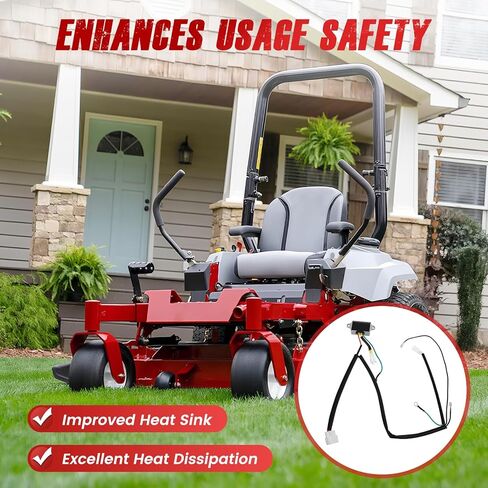 136-7879 Voltage Regulator with Harness Compatible with Exmark Quest Radius E & S Series Toro TimeCutter/Titan/Z-Master Replace# 136-7879-00 127-9219 in Kuwait