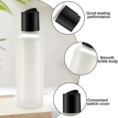 Empty Travel Bottles for Toiletries 3.4 oz Travel Size Bottles Tsa Approved Travel Size Cosmetic Container for Shampoo, Conditioner 10 PCS in Kuwait