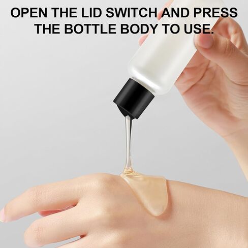 Empty Travel Bottles for Toiletries 3.4 oz Travel Size Bottles Tsa Approved Travel Size Cosmetic Container for Shampoo, Conditioner 10 PCS in Kuwait