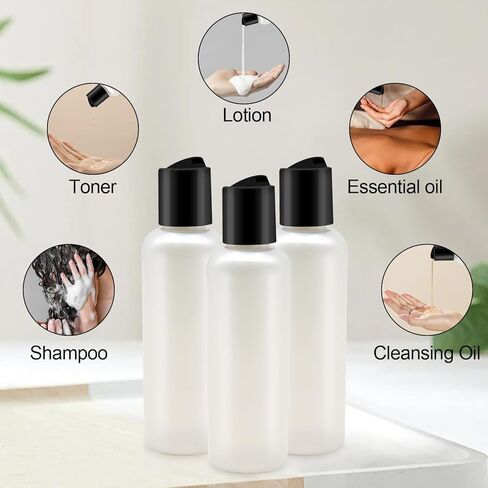 Empty Travel Bottles for Toiletries 3.4 oz Travel Size Bottles Tsa Approved Travel Size Cosmetic Container for Shampoo, Conditioner 10 PCS in Kuwait