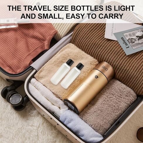 Empty Travel Bottles for Toiletries 3.4 oz Travel Size Bottles Tsa Approved Travel Size Cosmetic Container for Shampoo, Conditioner 10 PCS in Kuwait