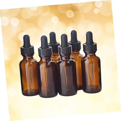 Amber Bottles with Dropper Refillable Empty Bottles for Blends Perfume and for Travel and Everyday Use in Saudi Arabia