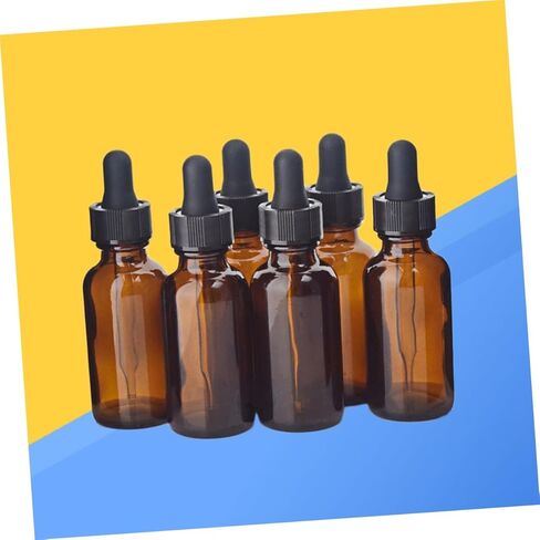Amber Bottles with Dropper Refillable Empty Bottles for Blends Perfume and for Travel and Everyday Use in Saudi Arabia