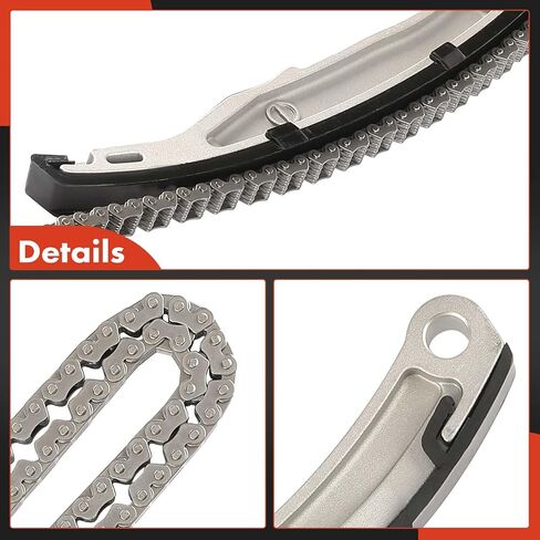 A-Premium 7PCS Engine Timing Chain Kit W/Tensioner & Guide Compatible with Mazda - 3 2004-2007, 6 2003-2007, 5 2006-2007 - L4 2.3L - Replace# L32114500A, L30512614 in Saudi Arabia