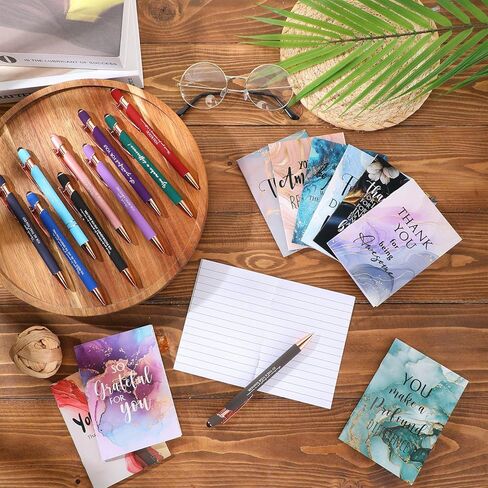 Kosiz 120 Pcs Employee Coworkers Gifts Bulk Small Inspirational Notebooks with Thank You Pens for Administrative Professional Day Staff Team Teachers Nurse Volunteer Appreciation Gifts Office Adult in Saudi Arabia
