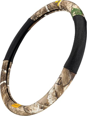 غطاء عجلة القيادة Browning Universal Fit للسيارة والشاحنات وسيارات الدفع الرباعي، حماية متينة لعجلة القيادة، شركة Arms Co. (Tan Duck Camo SIOC) in Saudi Arabia