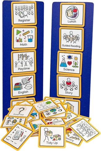 الجدول الزمني البصري للوقت المرئي للمدرسة للفصول الدراسية ، الإرسال ، التوحد ، الكلام واللغة ، ADHD ، ASD ، Aspergers in Kuwait