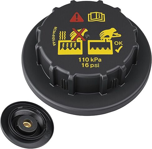 Radiator Cap Coolant Tank Expansion Cover 9C34-8101-AA 9C3Z8101B F6DZ8100A Aftermarket Replacement Accessory Fit for FORD E-150 1995-2014. in Saudi Arabia