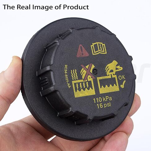 Radiator Cap Coolant Tank Expansion Cover 9C34-8101-AA 9C3Z8101B F6DZ8100A Aftermarket Replacement Accessory Fit for FORD E-150 1995-2014. in Saudi Arabia