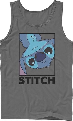 Disney Men's Lilo & Stitch Peekaboo Stitch Portrait Tank Top in Saudi Arabia