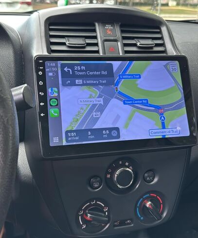 4+64GB for Nissan Versa Sedan Radio 2015-2019 Android 13 Car Stereo 10" Touchscreen Wireless Carplay Android Auto DSP Bluetooth GPS Navigation FM with Free Reverse Camera in Kuwait