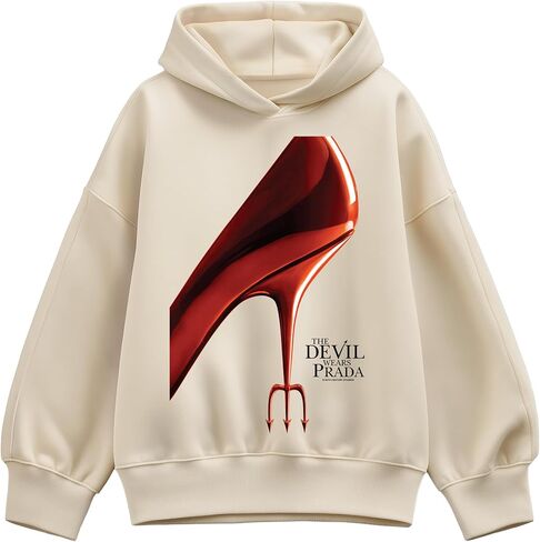 ملابس HYBRID - The Devil Wears Prada Shoe - سترة نسائية ذات قلنسوة من الصوف كبيرة الحجم in Saudi Arabia