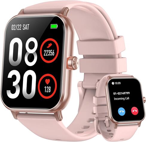 Watch Smart ، 1.85 "HD Smartwatches للرجال Women (Orange) in Kuwait