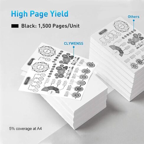 071 Black Toner Cartridge Replacement for Canon 071 CRG071 071H CRG071H for ImageClass LBP122dw MF273dw MF275dw LBP122 LBP120 MF270 MF272dw Printer (4-Pack) in Kuwait