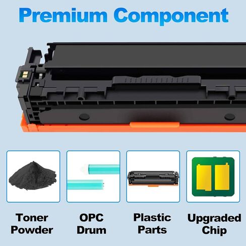 071 Black Toner Cartridge Replacement for Canon 071 CRG071 071H CRG071H for ImageClass LBP122dw MF273dw MF275dw LBP122 LBP120 MF270 MF272dw Printer (4-Pack) in Kuwait