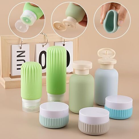 Travel Bottles for Toiletries, 25 Pack TSA Approved Travel Size Containers for Toiletries, Leak Proof Refillable & Squeezable Toiletry Bottles Kit with Clear Bag for Shampoo Lotion Cream Conditioner in Saudi Arabia