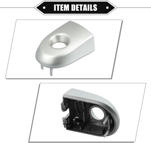 Door Handle Cap Cover Compatible for Nissan Versa 2007-2012, Durable Plastic Silver Tone Left Right Side Door Trim Cover in Saudi Arabia