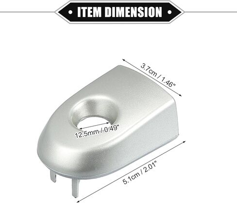 Door Handle Cap Cover Compatible for Nissan Versa 2007-2012, Durable Plastic Silver Tone Left Right Side Door Trim Cover in Saudi Arabia