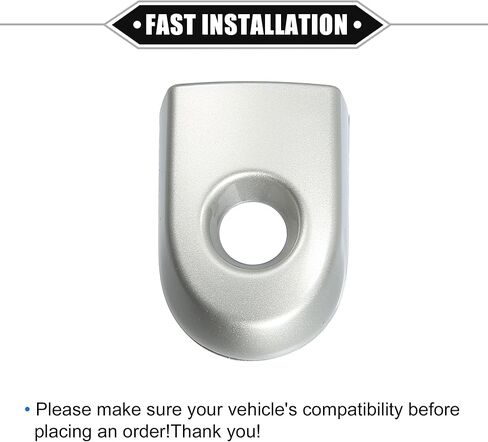 Door Handle Cap Cover Compatible for Nissan Versa 2007-2012, Durable Plastic Silver Tone Left Right Side Door Trim Cover in Saudi Arabia
