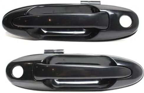 Garage-Pro Exterior Door Handles For 2004-2006 Toyota Tundra 2001-2007 Toyota Sequoia, Black Front Door Handle Set of 2, Driver and Passenger Side in Saudi Arabia