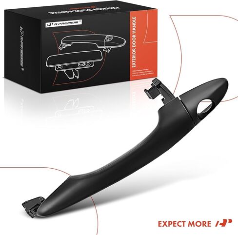 A-Premium Front Left Driver Side Exterior Door Handle Compatible with Kia Sportage 2011-2016, Without Keyless Entry, Primed Black, Replace# 82651-3W000, 82652-3W020 in Saudi Arabia