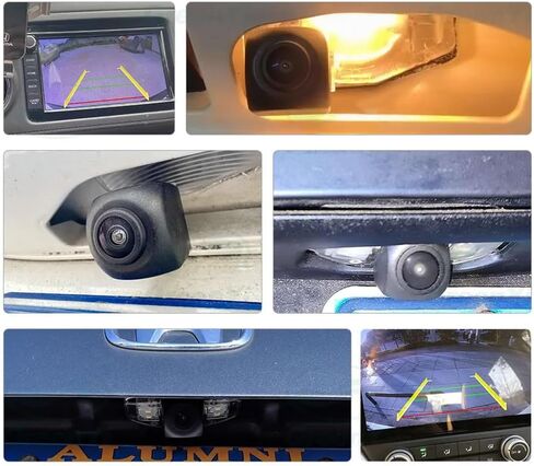 كاميرا الرؤية الخلفية للسيارة AHD/CVBS عدسة عين السمكة مع كابل RCA وكاميرا مركبة لسيارة Toyota 4Runner/Hilux Surf/Toyota Fortuner SW4 / Toyota Innova وكاميرا احتياطية واسعة الزاوية بزاوية 170 درجة in Kuwait