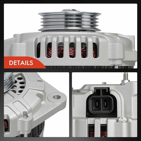 A-Premium Alternator Compatible with Nissan 300ZX 1990 1991 1992 1993, 3.0L, Naturally Aspirated, 12V 80A 4-Groove Pulley Clockwise in Saudi Arabia