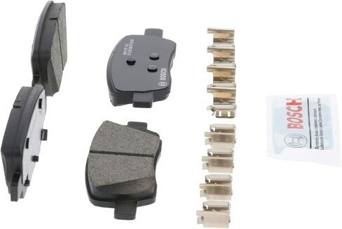 مجموعة وسادات الفرامل القرصية الخزفية الفاخرة من BOSCH BC2381 - متوافقة مع سيارات مختارة من Hyundai Santa Cruz وSanta Fe؛ كيا كرنفال، سورينتو؛ مؤخرة in Saudi Arabia