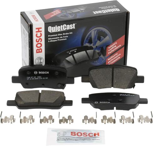 مجموعة وسادات الفرامل القرصية الخزفية الفاخرة من BOSCH BC2381 - متوافقة مع سيارات مختارة من Hyundai Santa Cruz وSanta Fe؛ كيا كرنفال، سورينتو؛ مؤخرة in Saudi Arabia