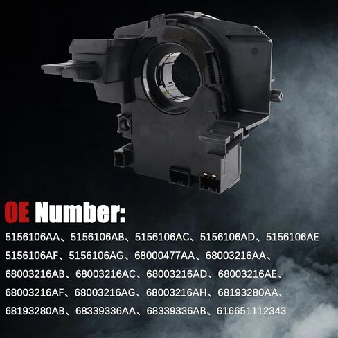 Steering Angle Sensor Fit for 2007-2018 Jeep Wrangler JK / 2008-2010 Jeep Grand Cherokee WK/WH / 2007-2017 Jeep Patriot MK / 2007-2017 Jeep Compass MK, OE 5156106AF in Kuwait