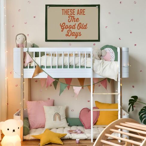 Motivational Wall Decor for Home Decor These Are The Good Old Days Canvas Banner,Vintage Banners for Lake House,Cabin Wall Art Decor Inspirational Living Room Banner Flag 30x20 Inch in Kuwait