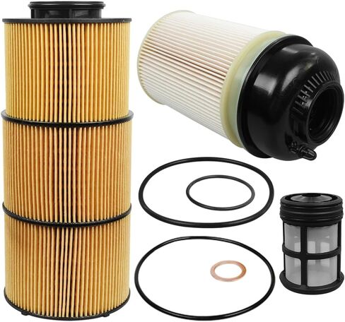 PF9908 Fuel Filter LF17800 Oil/Lube Filter Compatible with 2020+ DD13 DD15 DD16 Detroit Diesel Engine Replace P582506 A4711800009 A4711800209 A4721842325 A4721842425 in Kuwait