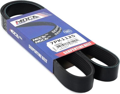 MOCA EPDM Serpentine Belt 7PK1125 Fits 15-19 for Nissan Micra L4 1.6L, 13-17 for Nissan Versa L4 1.6L, 18-19 for Nissan Versa Note L4 1.6L, 14-17 for Nissan Versa Note L4 1.6L in Saudi Arabia