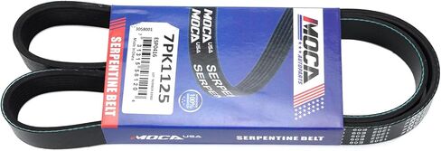 MOCA EPDM Serpentine Belt 7PK1125 Fits 15-19 for Nissan Micra L4 1.6L, 13-17 for Nissan Versa L4 1.6L, 18-19 for Nissan Versa Note L4 1.6L, 14-17 for Nissan Versa Note L4 1.6L in Saudi Arabia